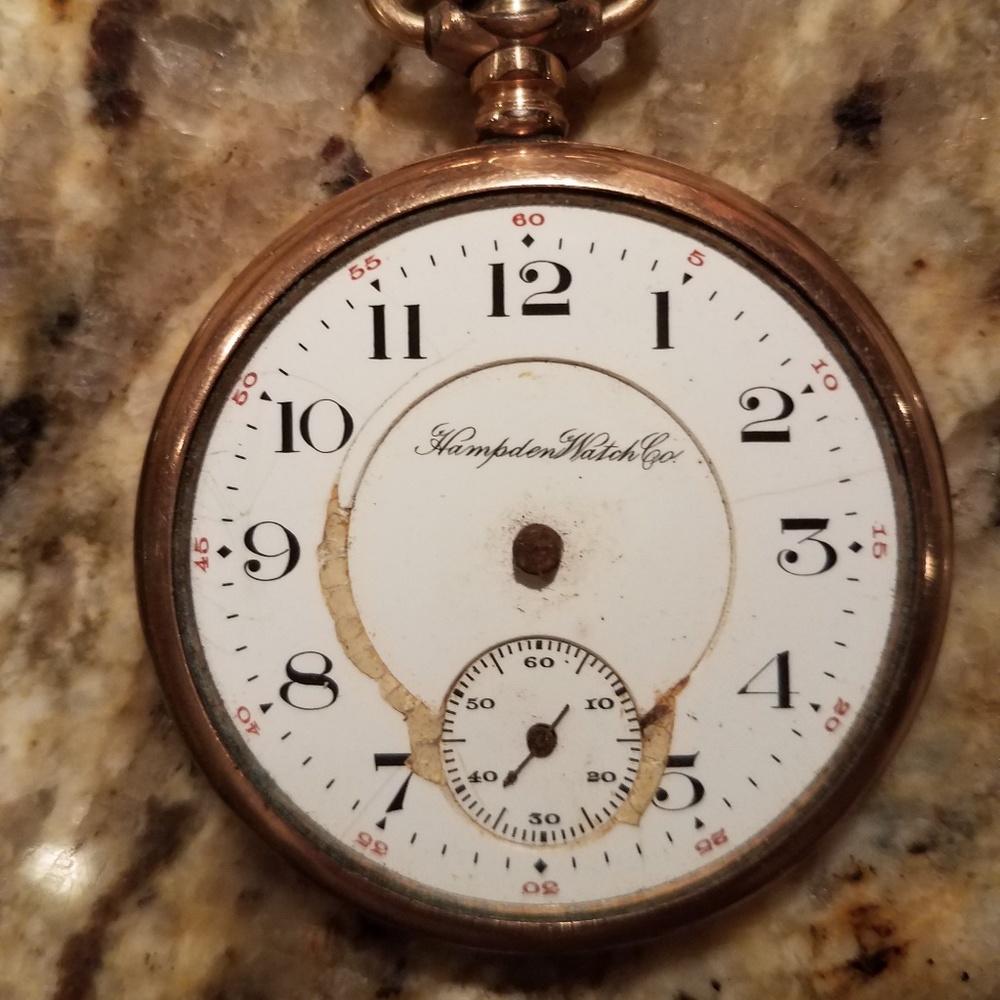 Hamilton Watch company Pocket Watch 17 Jewels